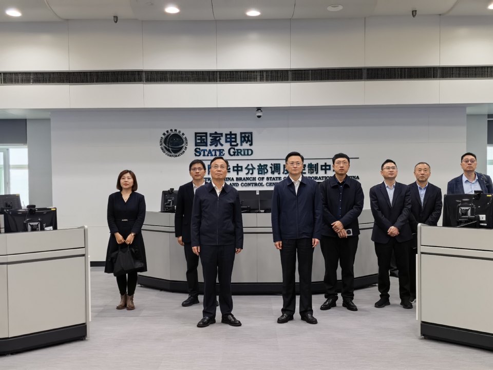 顾春华带队走访国网华中分部和国网湖北电力