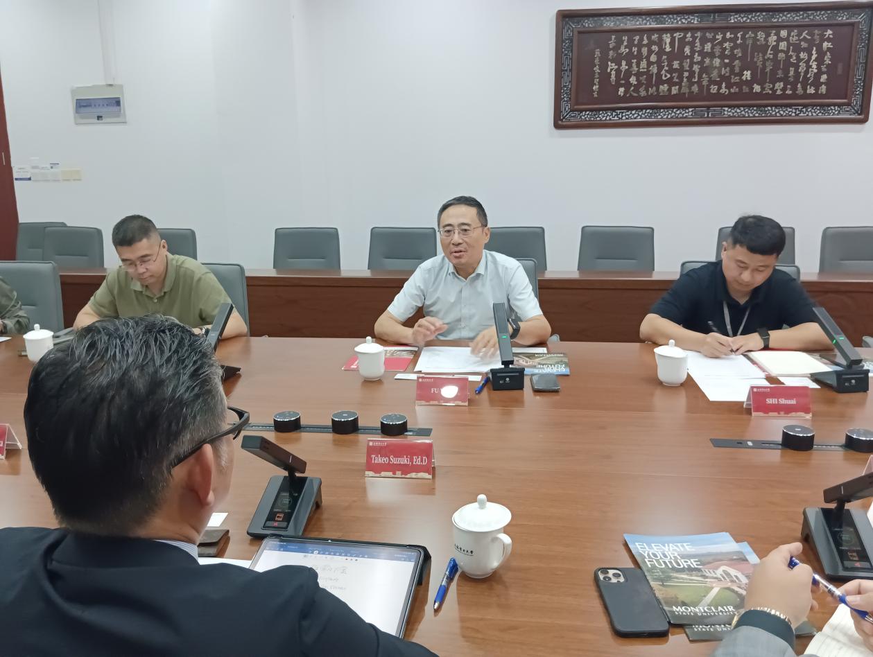 美国蒙特克莱尔州立大学代表团到访我校 美国蒙特克莱尔州立大学代表团到访我校